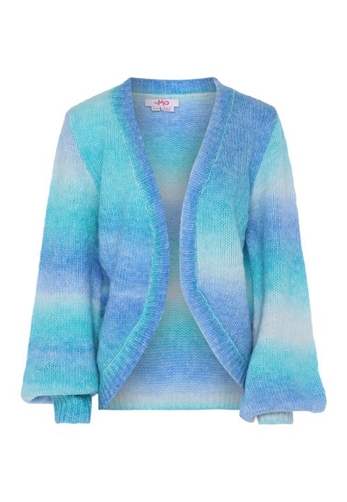 MYMO Cardigan  blå / turkis / hvid