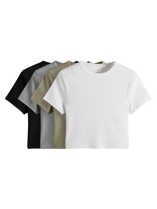 Se The Set Shirts  grå-meleret / oliven / sort / hvid ved About You