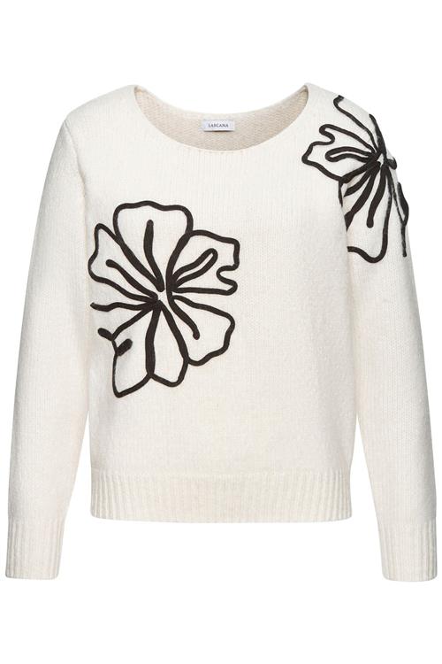 LASCANA Pullover  sort / hvid