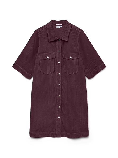 VERO MODA Blusekjole  vinrød