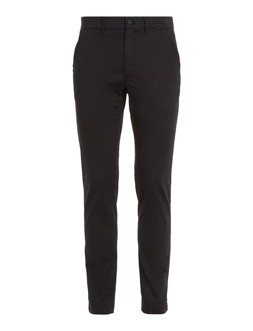 Satin Stretch Slim Chino Calvin Klein Black