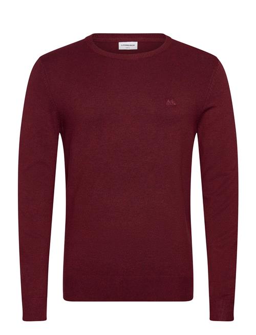 Melange Round Neck Knit Lindbergh Burgundy