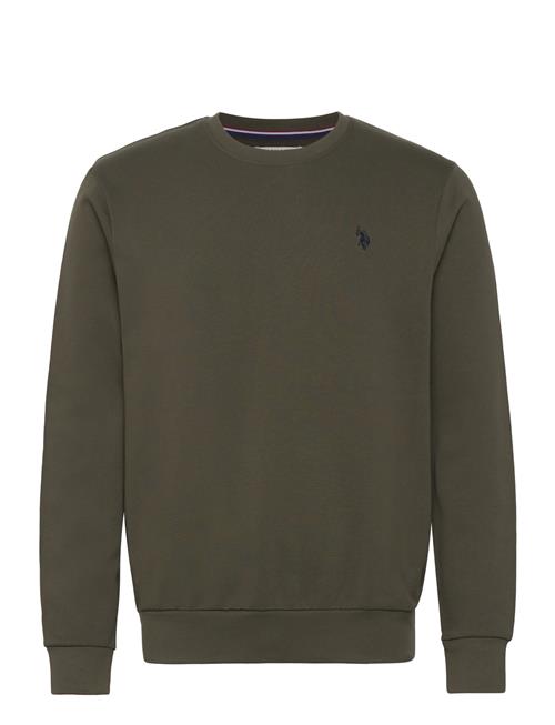 Adler Sweat O-Neck U.S. Polo Assn. Khaki