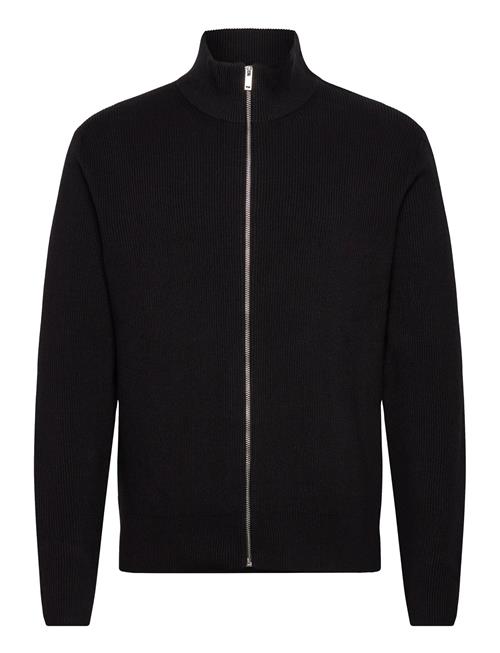 Knitted Zip Cardigan Lindbergh Black