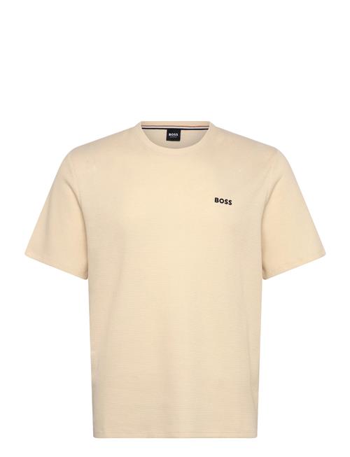 Waffle T-Shirt BOSS Cream
