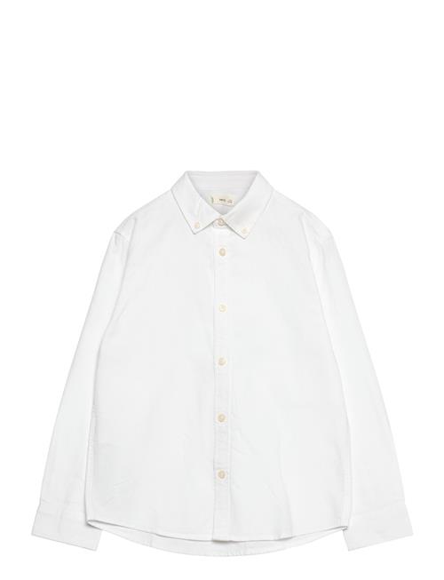 Oxford Cotton Shirt Mango White