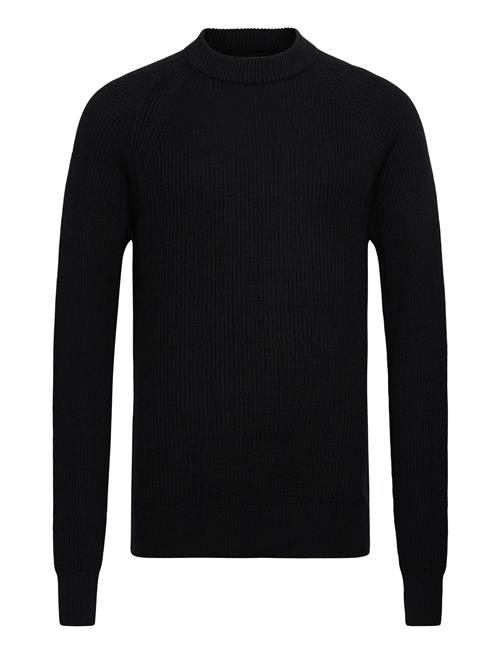 Cfkristian Raglan Rib Crew Nec Casual Friday Navy