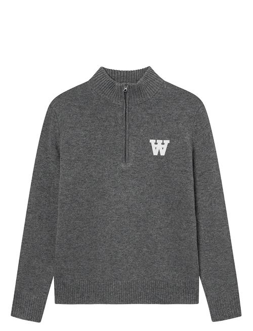 Wwtay Half Zipper 25081 DOUBLE A BY W.W. Grey