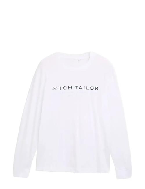 Printed Longsleeve Tom Tailor White