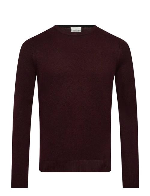 Bs Jupiter Regular Fit Knitwear Bruun & Stengade Burgundy