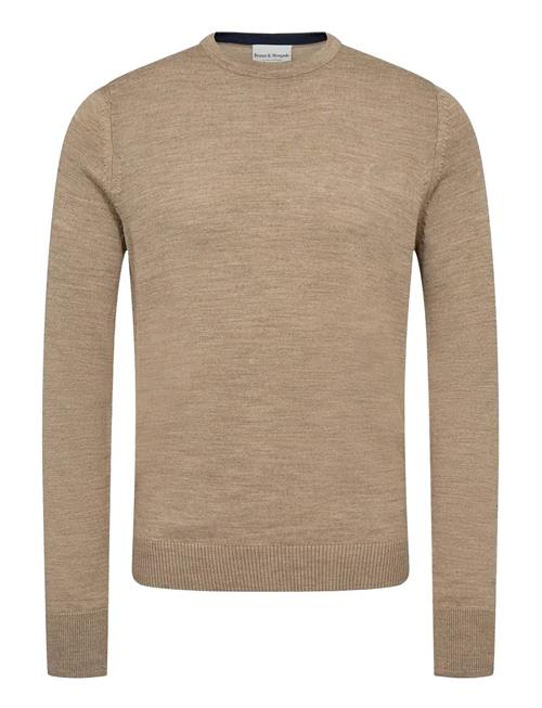 Bs Jupiter Regular Fit Knitwear Bruun & Stengade Beige