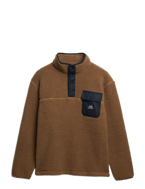Fuji Fleece Half Zip Superdry Brown