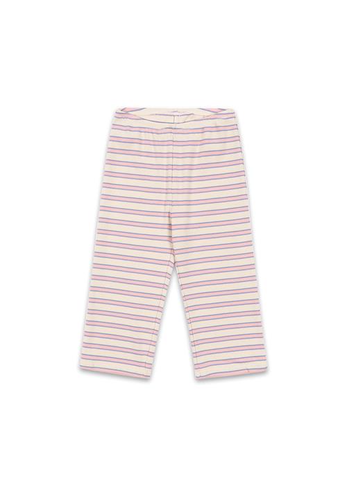 Konges Sløjd GOTS Ella Bukser Lolly Stripe  Lolly Stripe 4 Y  Lyserød  4 år  kvinde