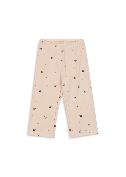 Konges Sløjd GOTS Ella Bukser Cherry Coeur Blush  Cherry Coeur Blush 4 Y  Rød  4 år  kvinde