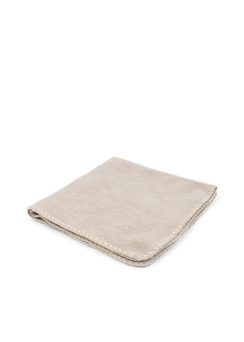 Fanga Fontana Erba Babytæppe I Uldfleece Oatmeal Melange  Oatmeal Melange One Size  Beige  One Size  unisex
