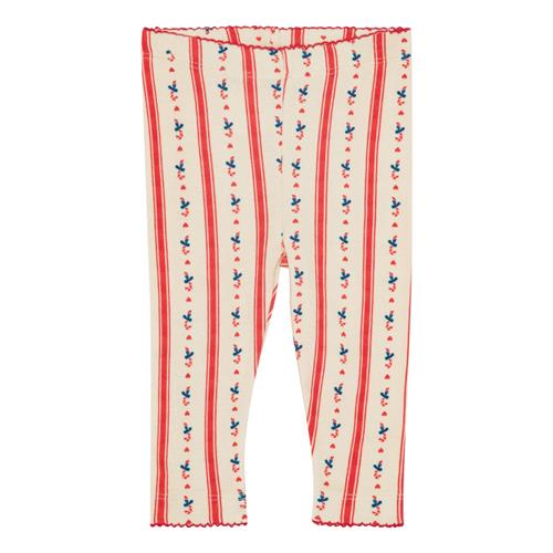 Flöss Fresa Leggings I Jersey Noelle Stripe  Noelle Stripe-56 cm  Rød  56 cm  kvinde