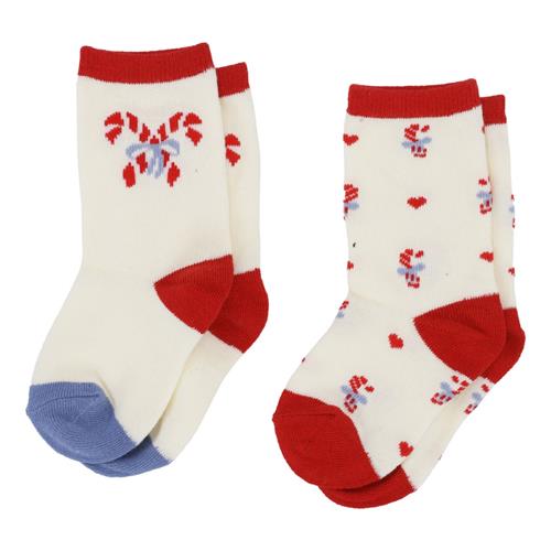 Flöss Vilde 2-pak Sokker Noelle 2-pack  Noelle 2-Pack-29-32 EU  Hvid  29-32 EU  unisex
