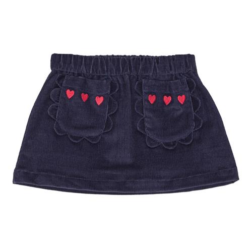 Flöss Billie Nederdel New Navy  New Navy-122 cm  Marineblå  122 cm  kvinde