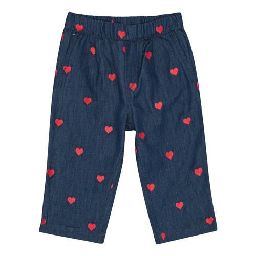 Flöss Amee Bukser Mid Blue Heart  Mid Blue Heart-80 cm  Blå  80 cm  kvinde