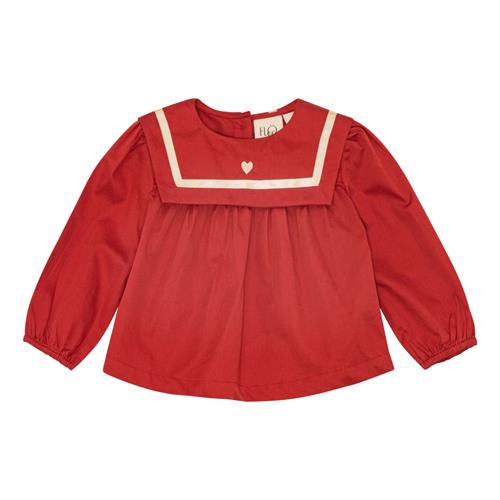 Flöss Bay Bluse Poppy Red  Poppy Red-92 cm  Rød  92 cm  kvinde