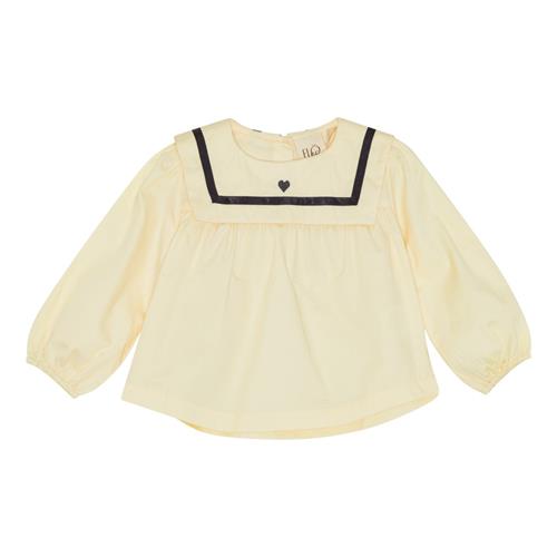 Flöss Bay Bluse Soft White  Soft White-104 cm  Hvid  104 cm  kvinde