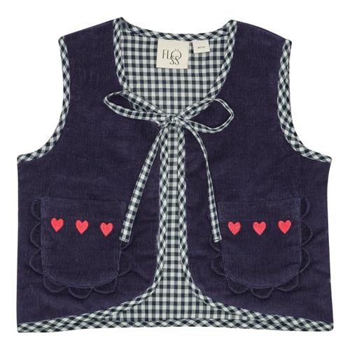 Flöss Billie Vest New Navy  New Navy-110 cm  Marineblå  110 cm  kvinde