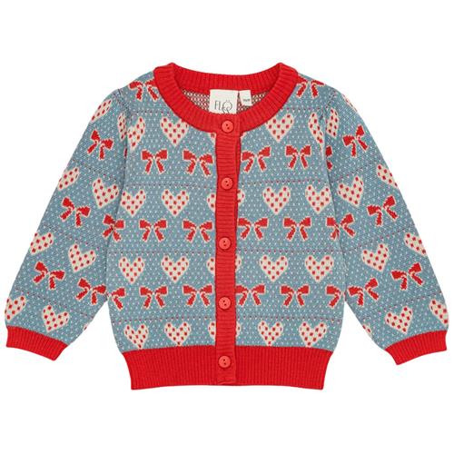 Flöss Cole Cardigan Midnight Blue  Midnight Blue-128 cm  Blå  128 cm  kvinde