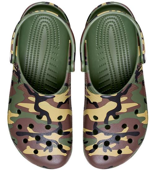 Crocs Sandaler - Classic Camouflage Clog - Army Green/Multi
