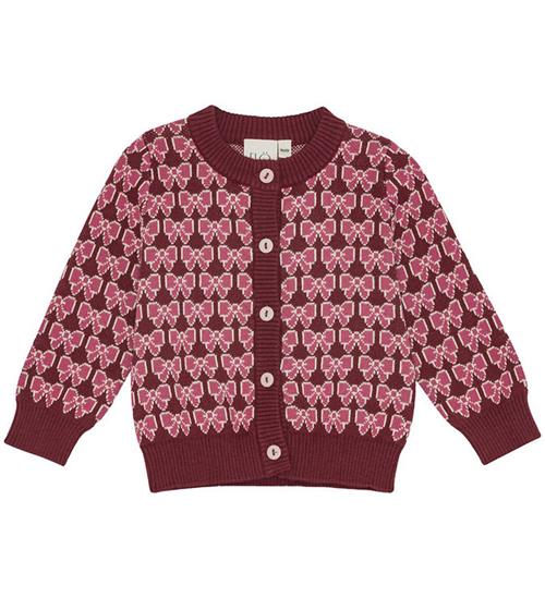 Flöss Cardigan - Strik - Nova - Bordeaux Bow