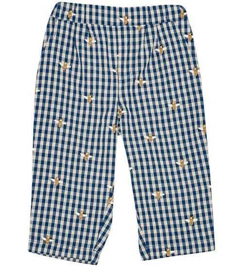 Flöss Bukser - Olivian - Bee Blue Check