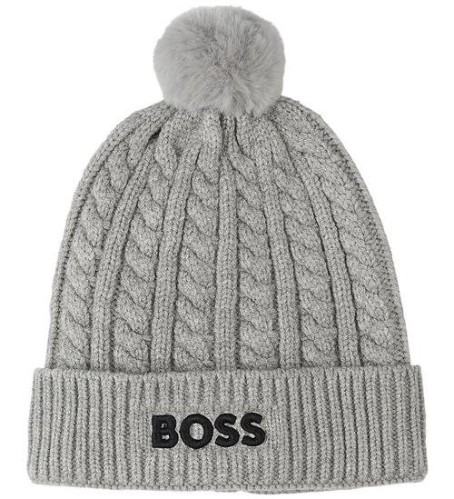 BOSS Hue - Strik - Chine Grey m. Kvast