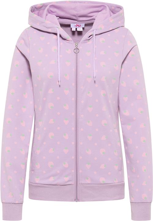 MYMO Sweatjakke  græsgrøn / lilla / lys pink