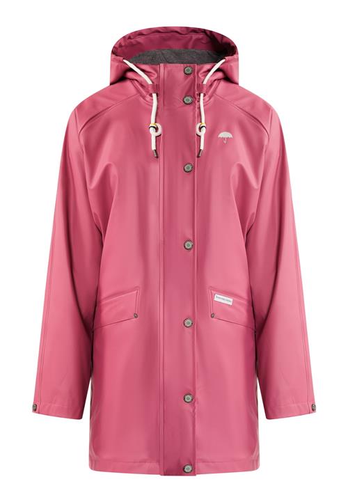 Schmuddelwedda Overgangsfrakke  lys pink / hvid