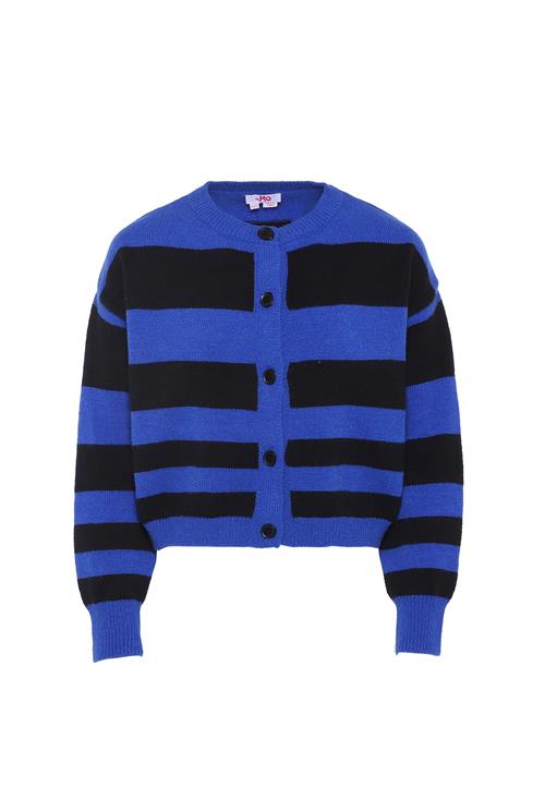 MYMO Cardigan  royalblå / sort
