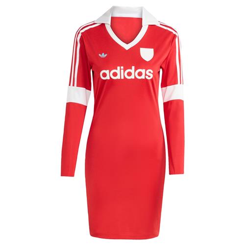 Se ADIDAS ORIGINALS Kjole 'FOOTIE'  rød / hvid ved About You