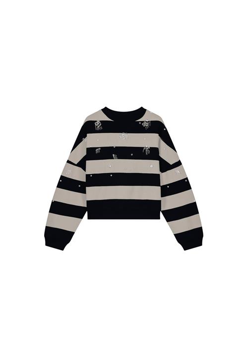 Fabienne Chapot Sweatshirt 'Ronny'  sort / hvid