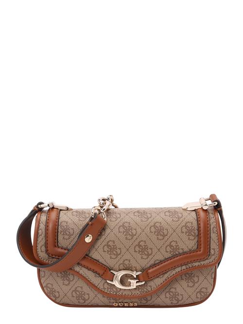 GUESS Skuldertaske 'Dea'  brun / lysebrun