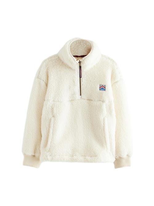 Superdry Fleecejakke  petroleum / cranberry / hvid