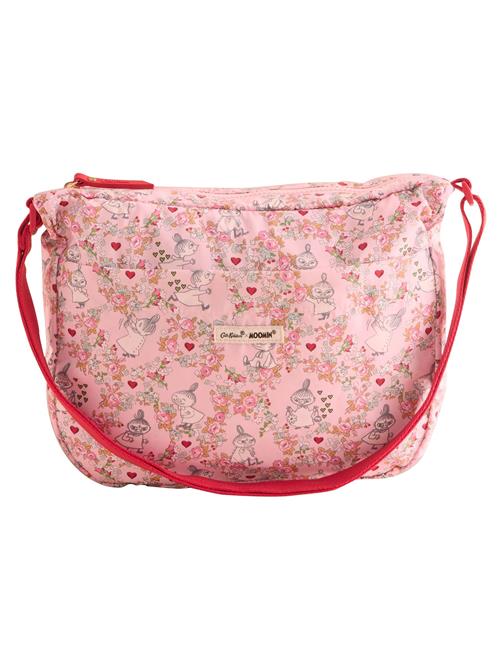 Cath Kidston Skuldertaske 'Mumins'  grå / lyserød / gammelrosa / mørkerød