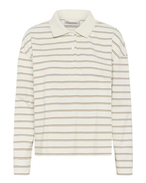 My Essential Wardrobe Shirts 'Anna'  camel / lysebeige / mørkeblå
