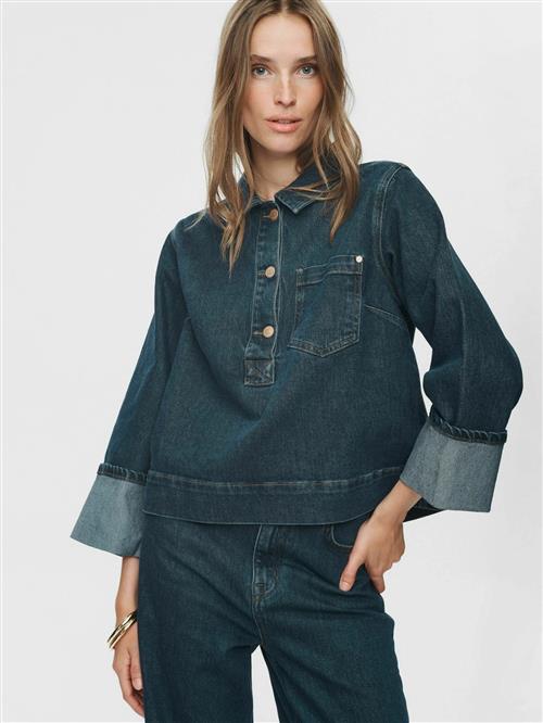 NÜMPH Bluse 'TORONTO'  blue denim