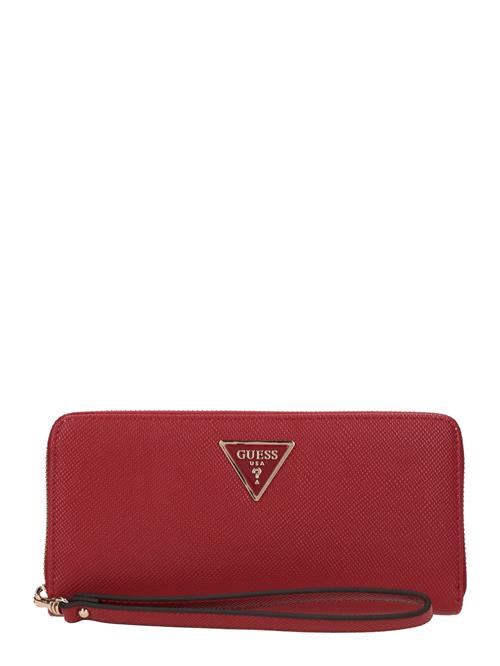 GUESS Tegnebog 'LAUREL II SLG LARGE ZIP AROUND'  rubinrød
