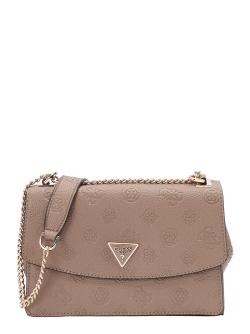 GUESS Skuldertaske 'CRESIDIA II CNVRTBL XBODY FLAP'  mørkebeige
