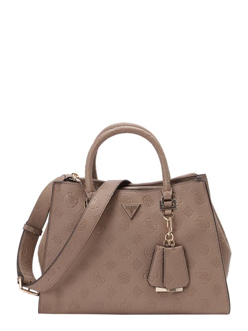 GUESS Håndtaske 'CRESIDIA II SOCIETY SATCHEL'  mørkebeige