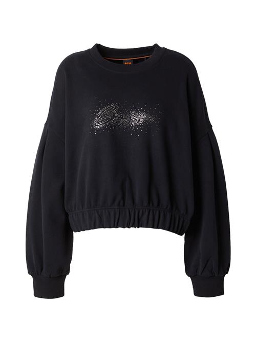 BOSS Sweatshirt 'C_Easton'  sort / sølv