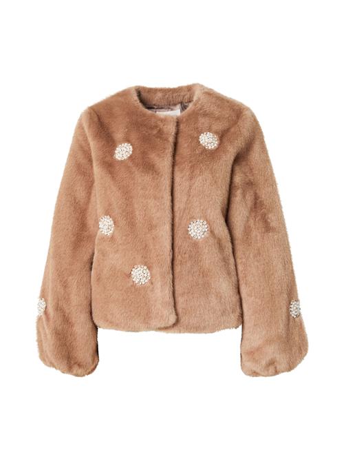 Derhy Overgangsjakke 'REGGAE'  camel / hvid