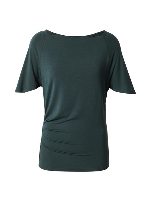 CURARE Yogawear Funktionsbluse  mørkegrøn