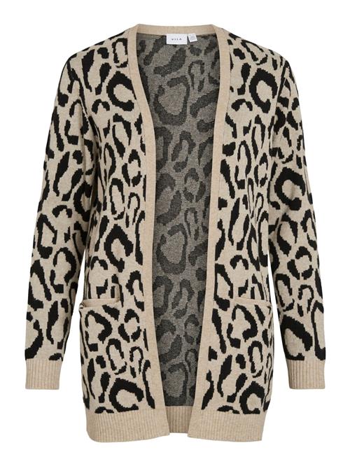 VILA Cardigan 'VITif'  cappuccino / sort