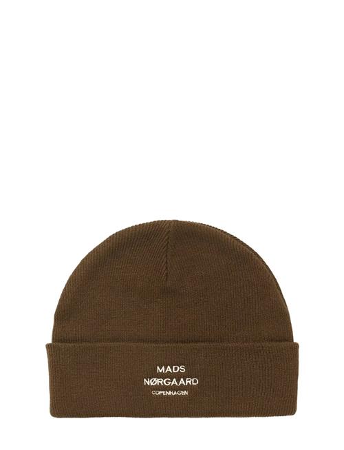 Isak Ambas Logo Beanie Mads Nørgaard Brown