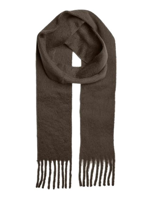 Pcjinny Narrow Scarf Pwp Bc Pieces Brown